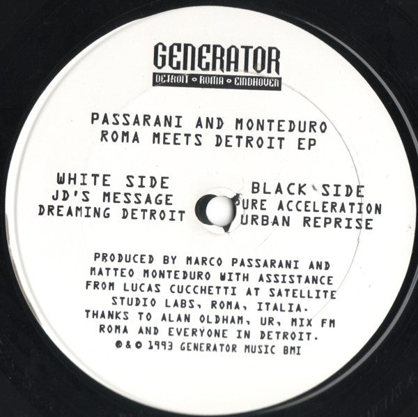 Roma Meets Detroit EP